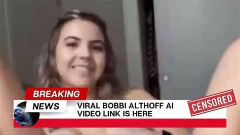 bobbi althoff leaked video porn|Bobbi Althoff new sextape leak